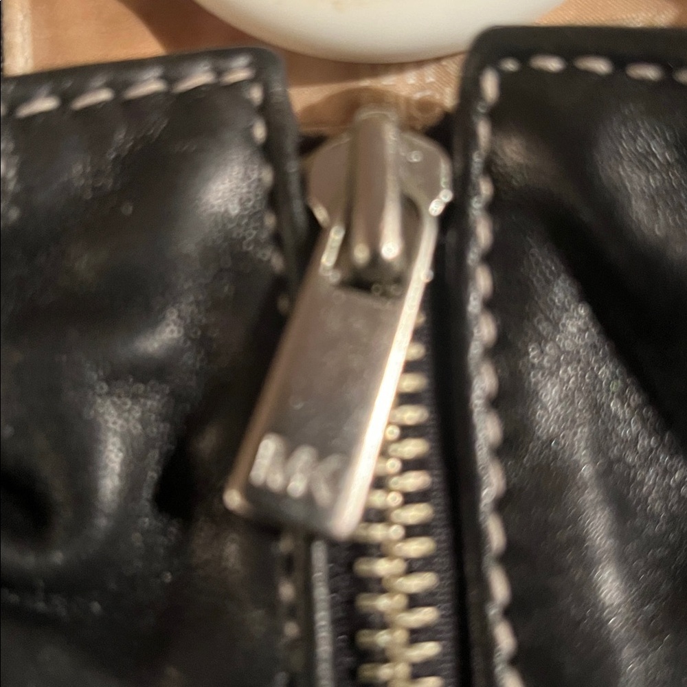 Michael Kors Black Leather Jacket - Picture 10 of 10